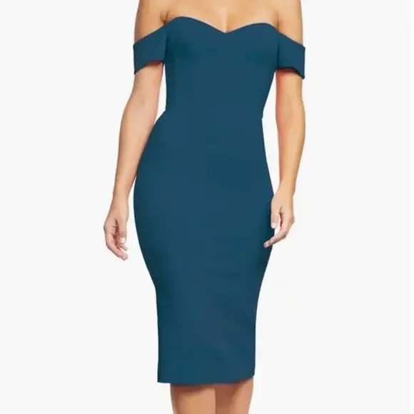 strapless open back dress Emery Dress – Dress the Population